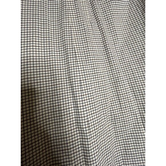 Ralph Lauren 100% Cotton XLT Black Brown & White Checkered Long Sleeve Button Do - Picture 12 of 14